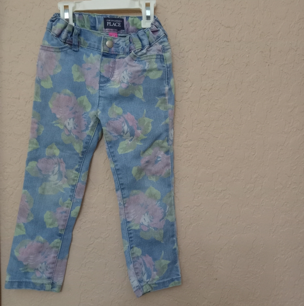 Children's Place floral jeans size 4t